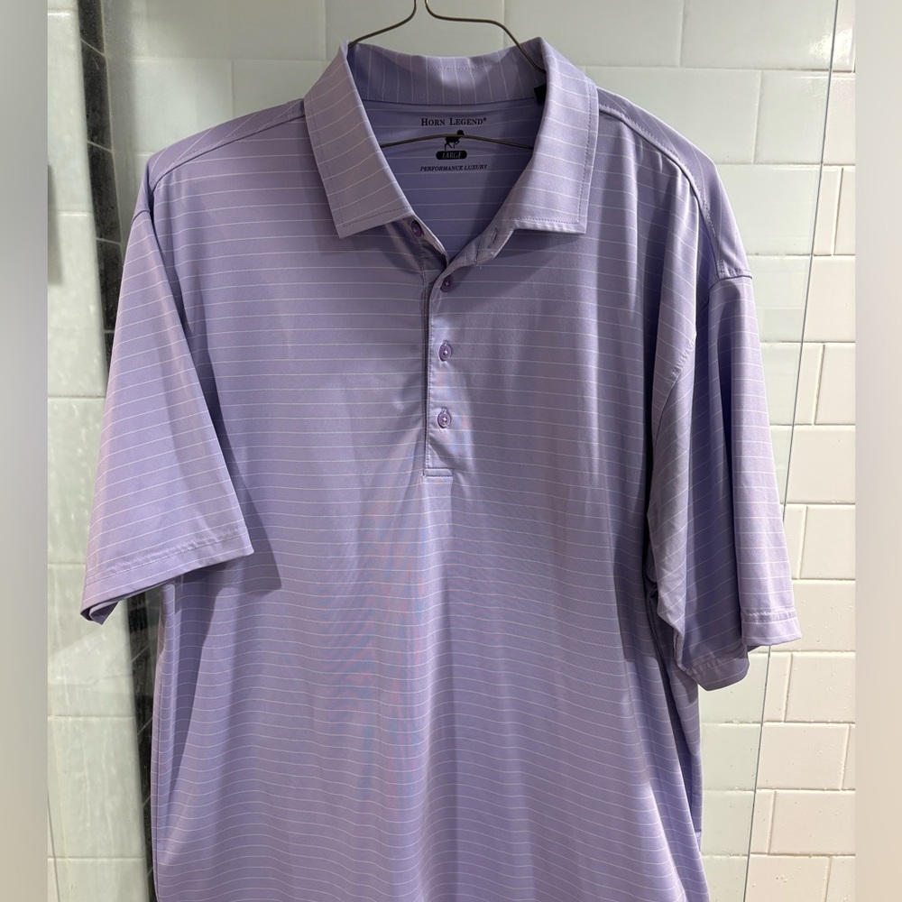 Horn Legend - Men's Purple Polo Shirt